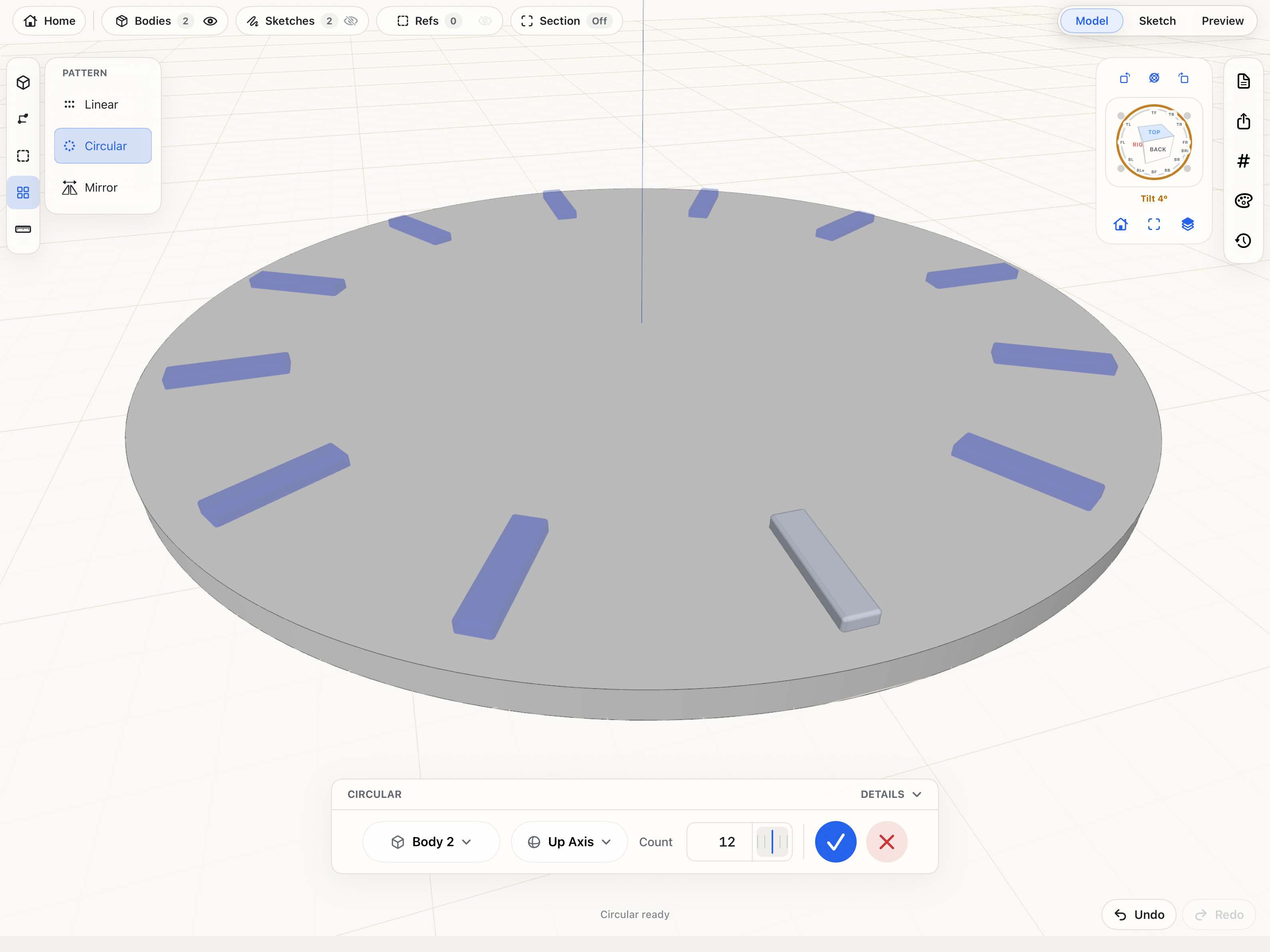Repeat details in seconds in MakerSolid